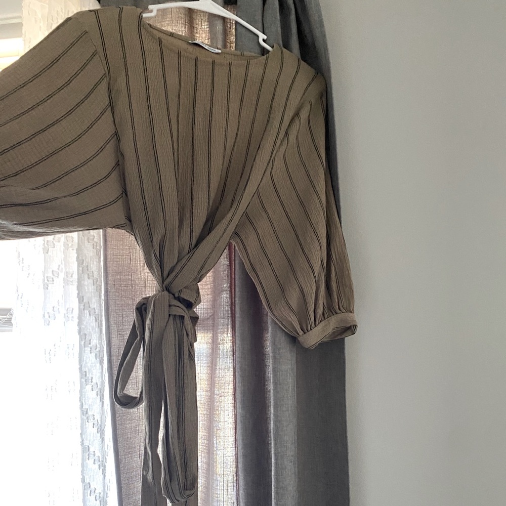 Zara dress shirt with ties